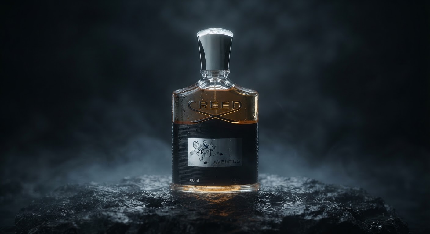 Artistic rendering inspired by Creed Aventus